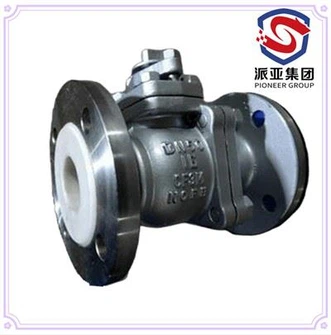 Supape din oțel căptușite cu PTFE